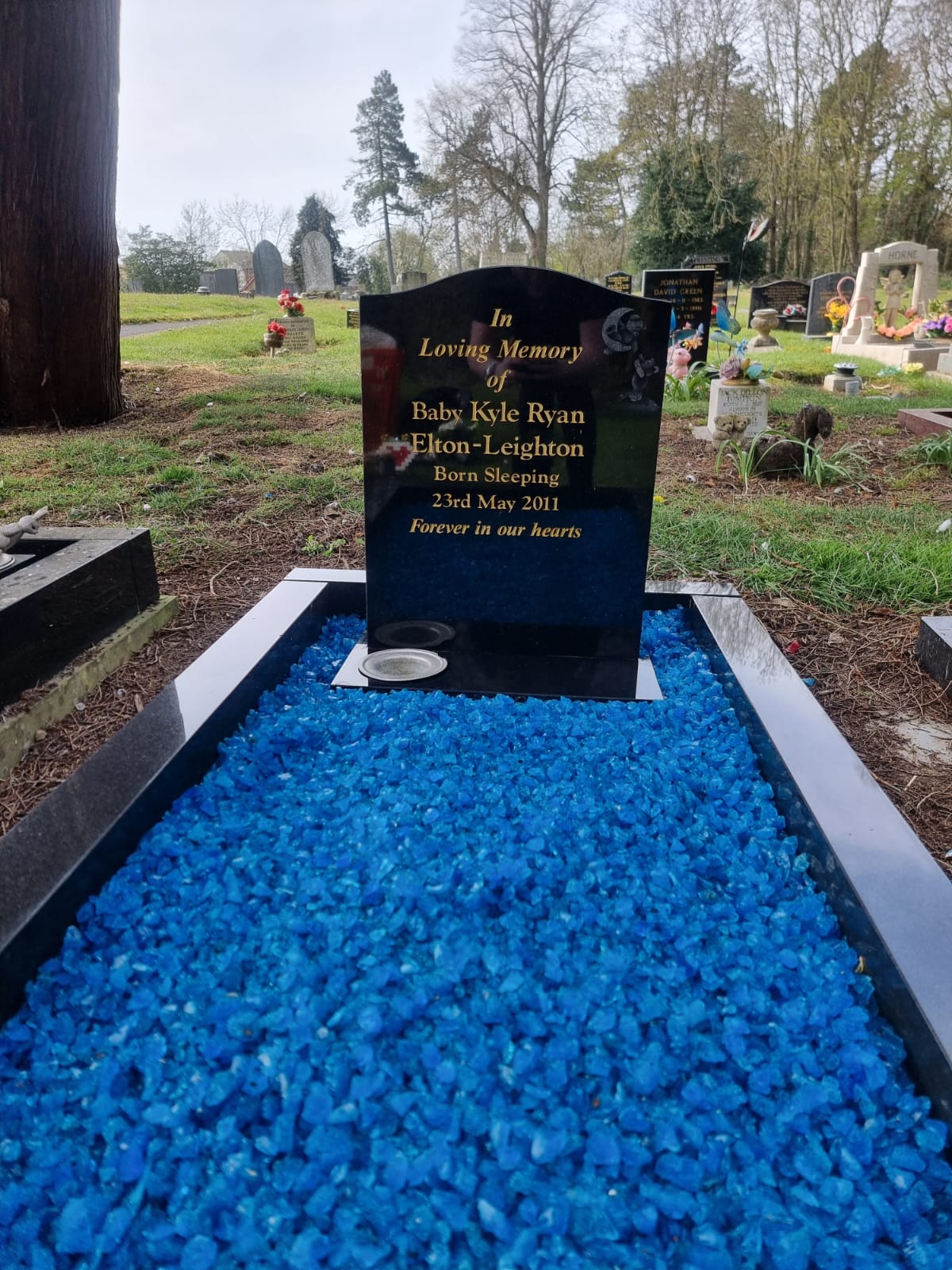 After preservation - cleaned and protected memorial